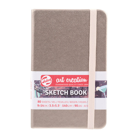 Sketchbook, 80 Sheets, 90lbs, Pink Champagne Cover, 3.5" x 5.5" 35b28f7cc986ee52b01f800bd5b360e1a2dd84c7