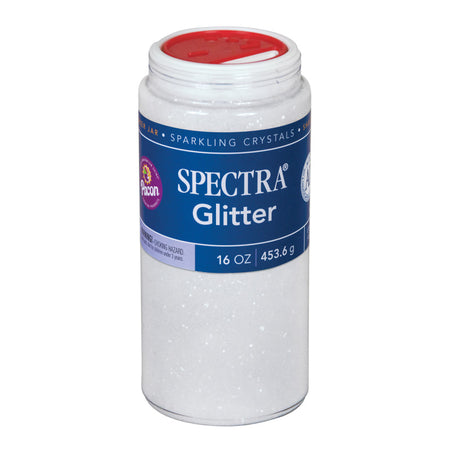 Arts & Crafts Glitter, Clear, 16 oz., 1 Jar