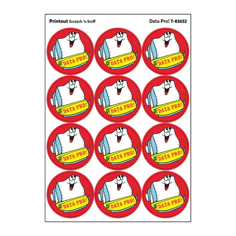 Data Pro!/ Printout Scent Stickers, 24 ct.