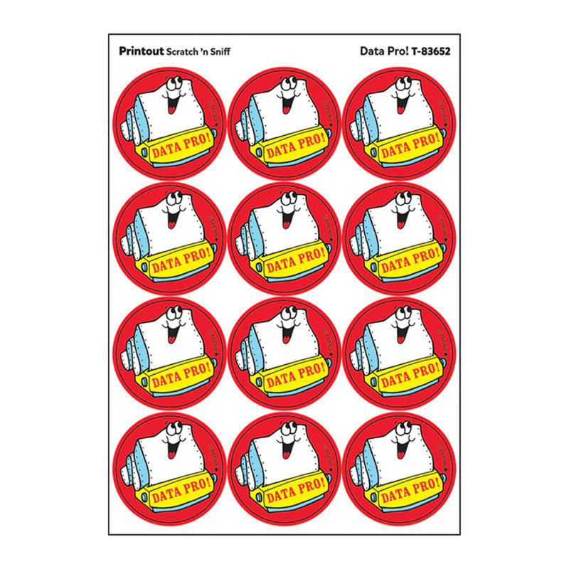 Data Pro!/ Printout Scent Stickers, 24 ct.