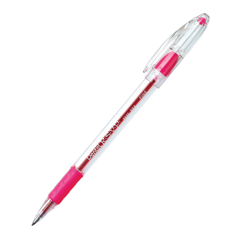 R.S.V.P.&reg; Ballpoint Pen, Fine Point, Pink