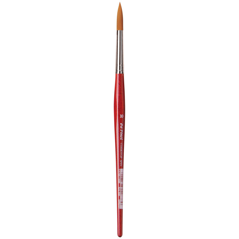 COSMOTOP-SPIN Silkpainting Brush, Synthetic, Watercolor, Round, Size -10