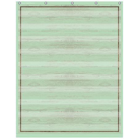 Mint Painted Wood Design 10 Pocket Chart, 34" x 44"