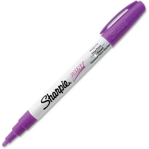 Sharpie Poster Paint Marker Fine Purple, Water Based, Nontoxic, Acid-free
