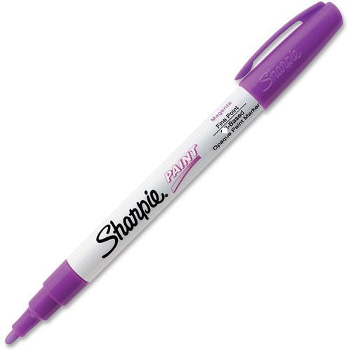 Sharpie Poster Paint Marker Fine Purple, Water Based, Nontoxic, Acid-free