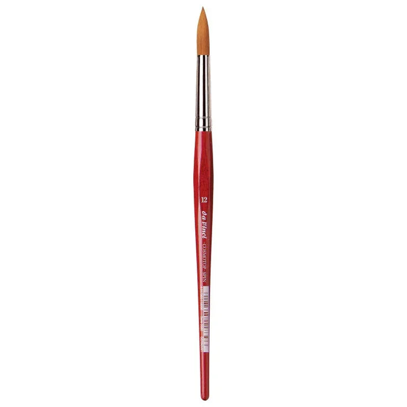 COSMOTOP-SPIN Silkpainting Brush, Synthetic, Watercolor, Round, Size 12