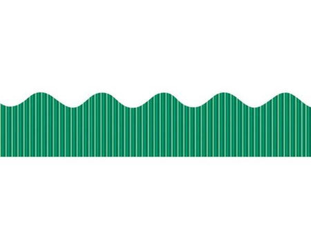 BORDETTE DECORATIVE BORDER 2.25" X 25', METALLIC GREEN