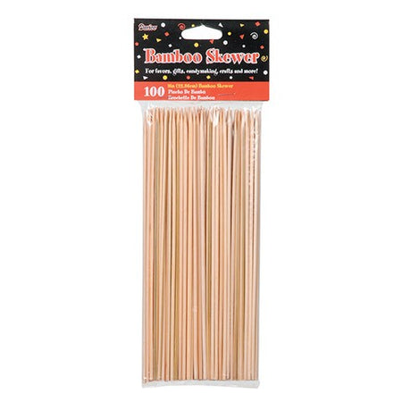 Bamboo Skewers - 12 Inches - 100 Pieces