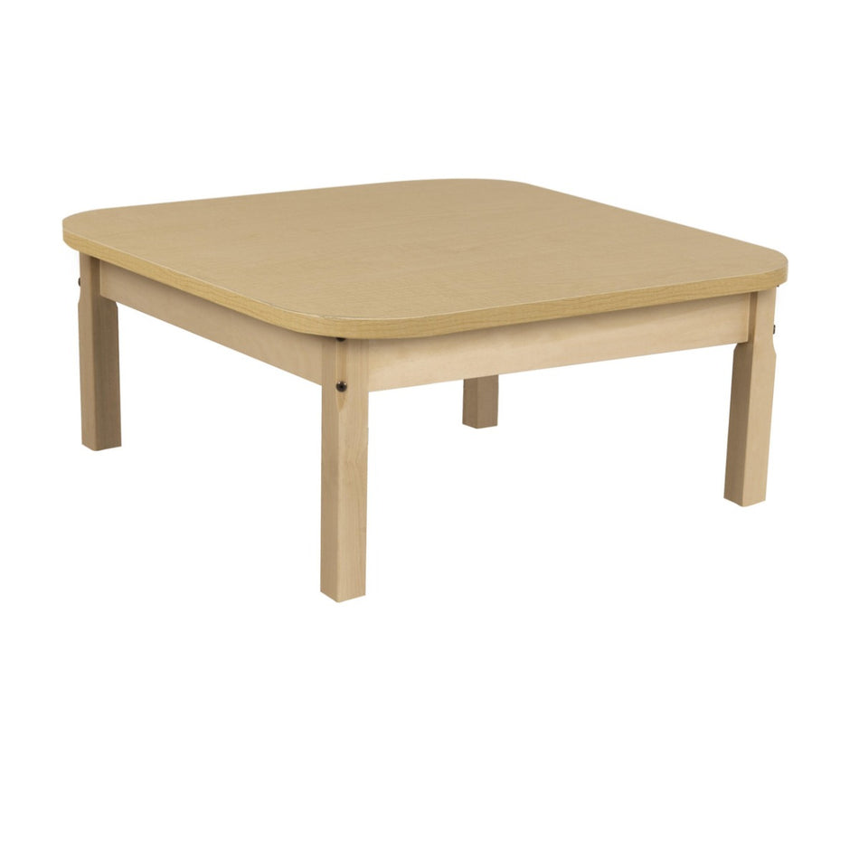 Wood Design, 36" x 36" Square High Pressure Laminate Table with 22" Hardwood Legs, WD-HPL363622
