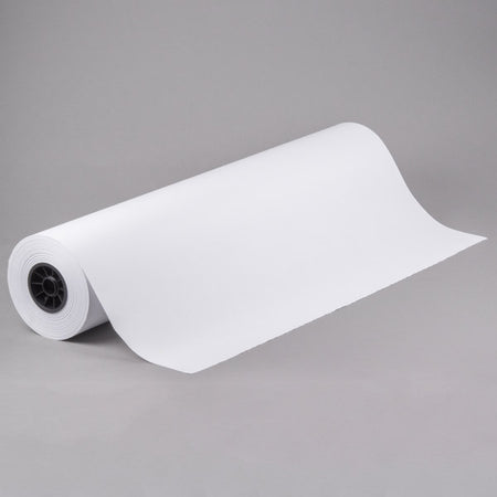 Kraft Paper Roll - White, 36" x 1000'. Wt. 50lb. Heavy Weight