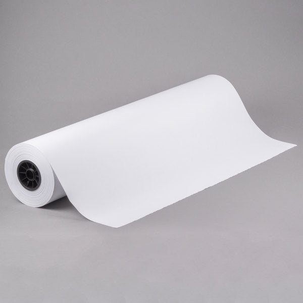 Kraft Paper Roll - White, 36" x 1000'. Wt. 50lb. Heavy Weight