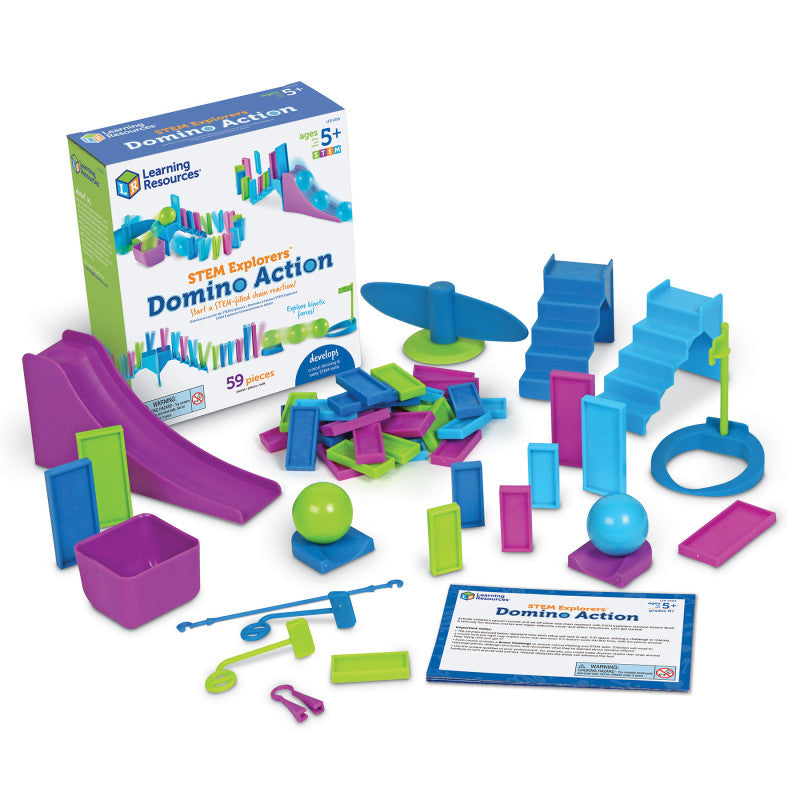STEM Explorers&trade; Domino Action, 59 Pieces