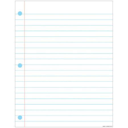 Smart Poly&trade; Notebook Page Chart, Dry-Erase Surface, 17" x 22"