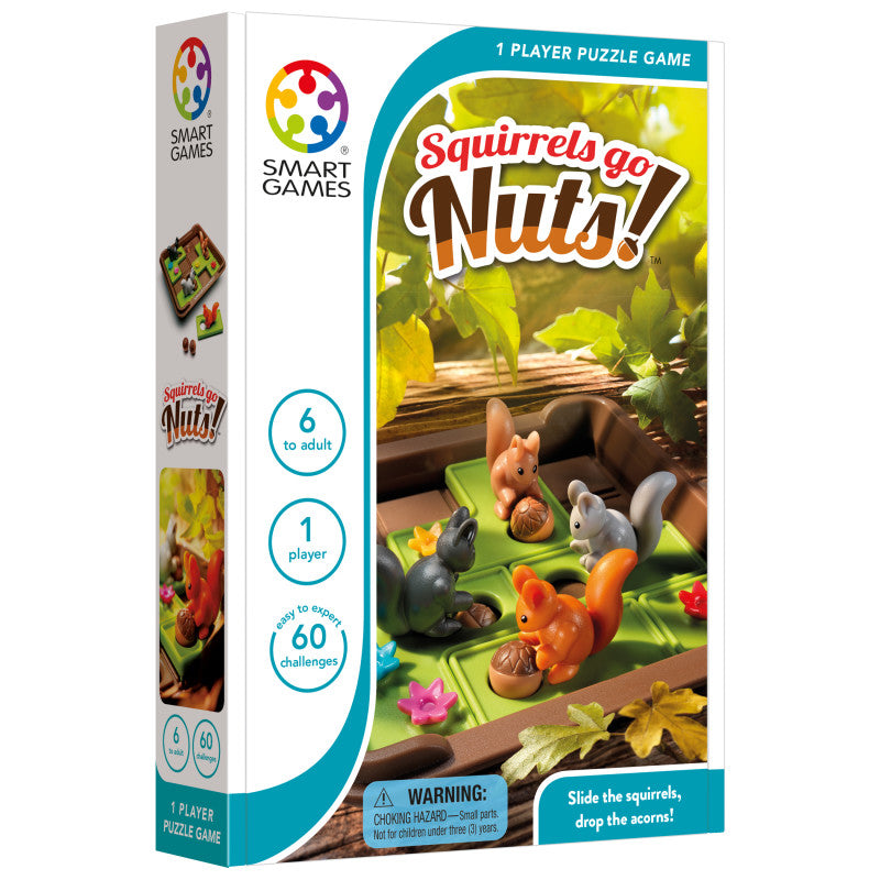 Squirrels Go Nuts&trade; 1-Player Puzzle Game