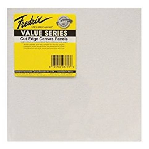 Fredrix Value Series Cut Edge Canvas Panels 9" x 12" -25/pk
