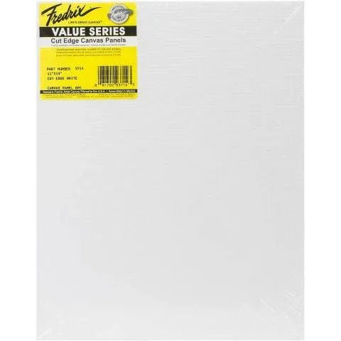Fredrix Value Series Cut Edge Canvas Panels 11" x 14" -25/pk