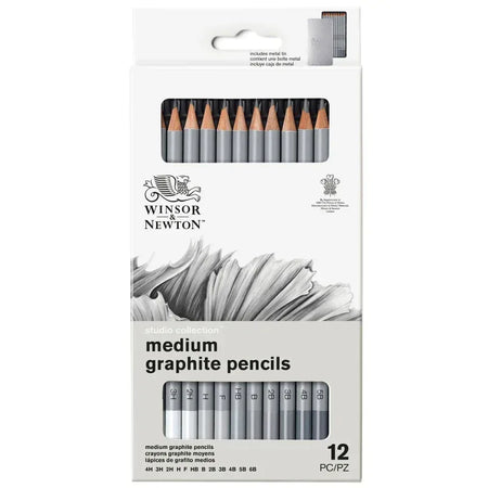 WN Studio Collection Graphite Pencil Tin - Med - 12pc