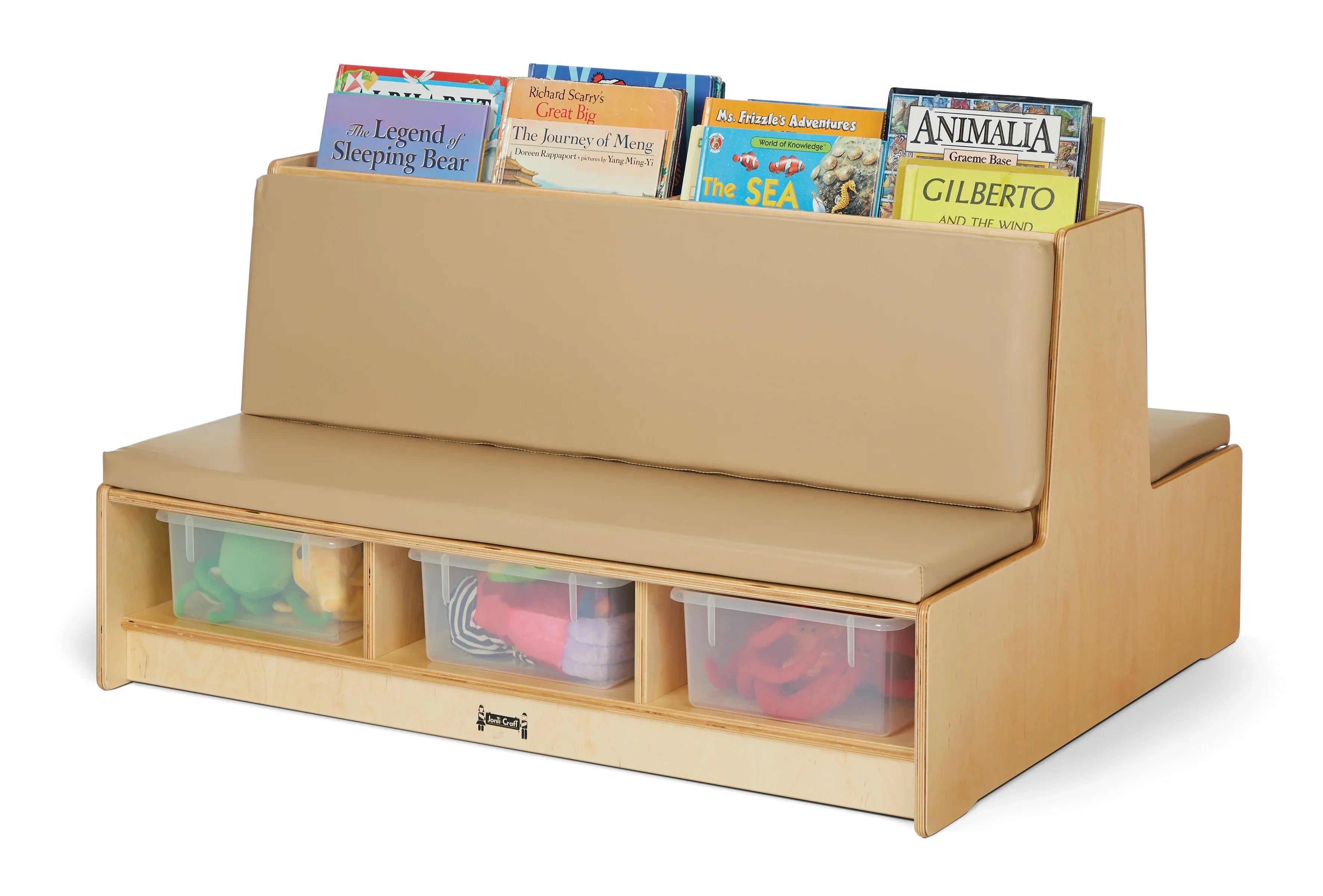 Jonti-Craft® Read-a-Round Couch - Wheat
