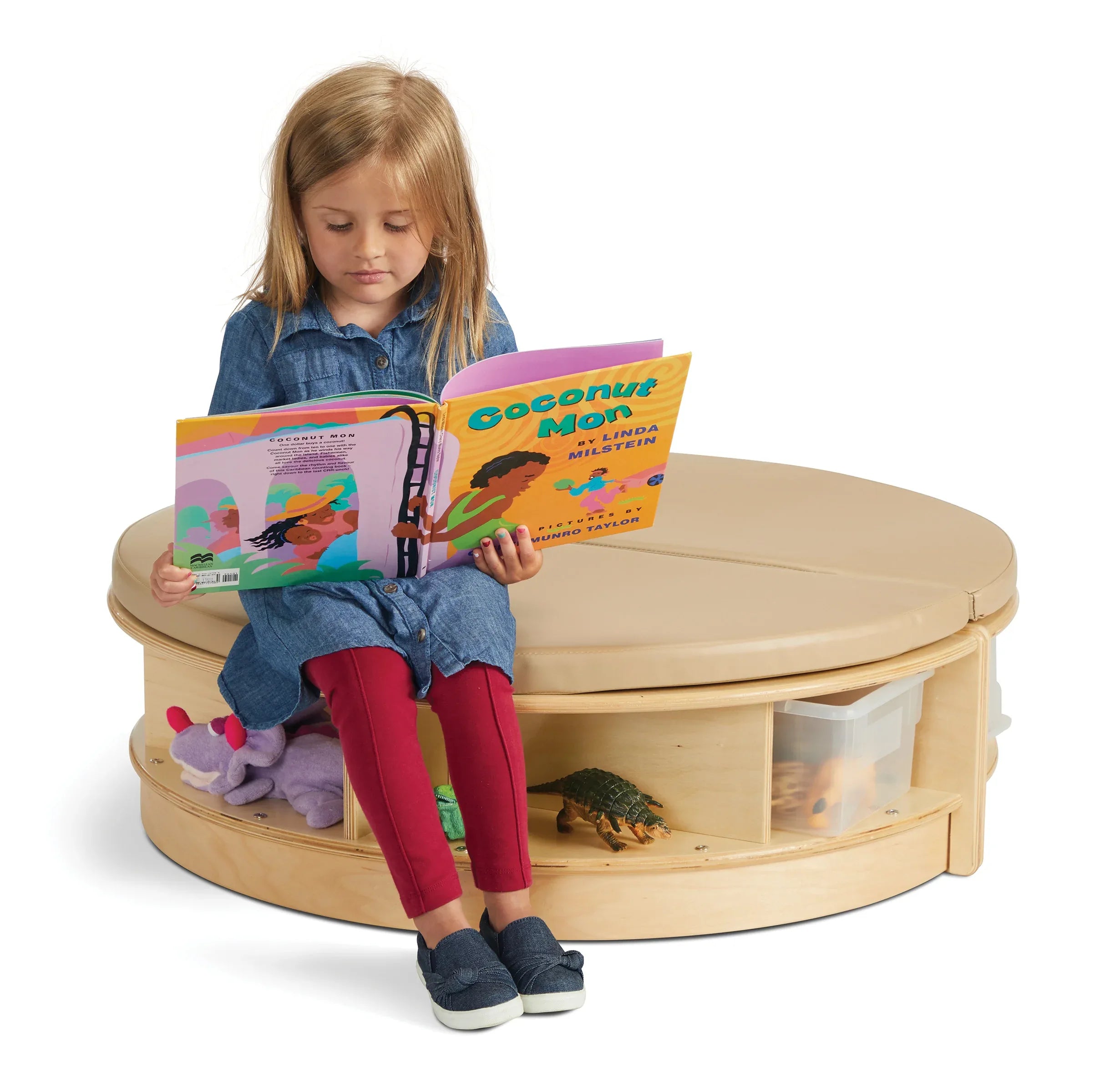 Jonti-Craft® Read-a-Round 3 Piece Set - Wheat