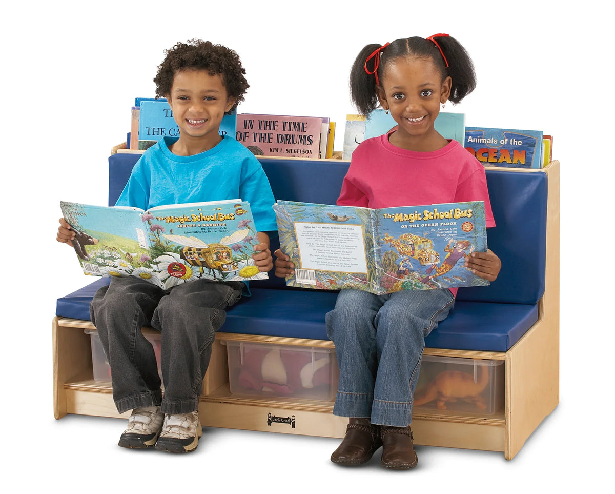 Jonti-Craft® Literacy Couch - Blue