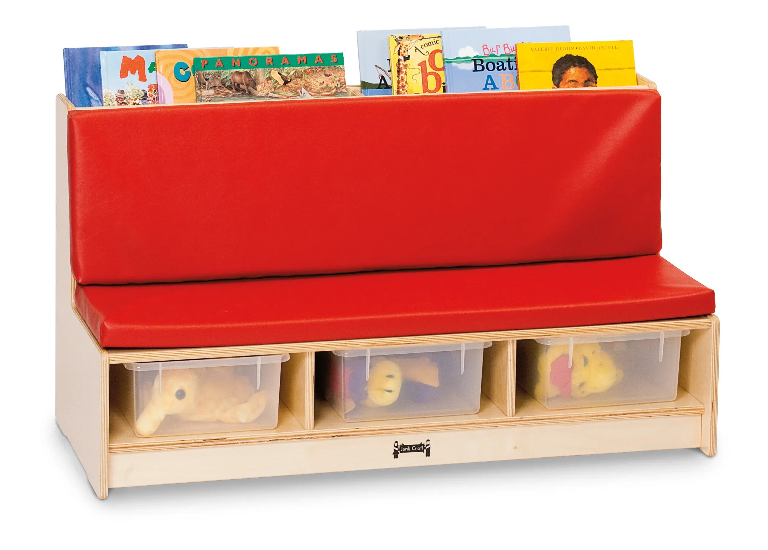 Jonti-Craft® Literacy Couch - Red