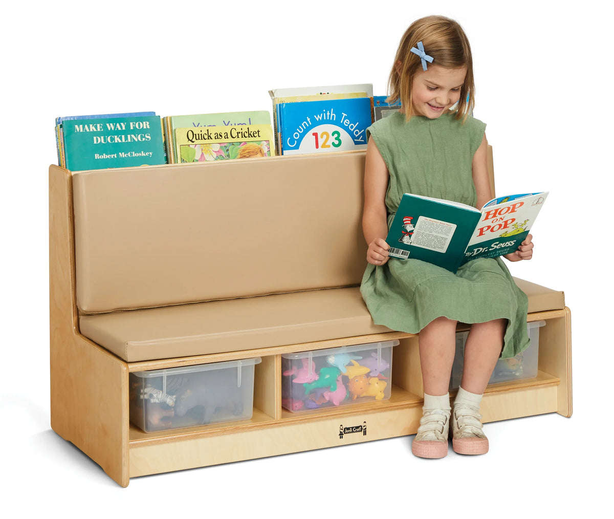 Jonti-Craft® Literacy Couch - Wheat