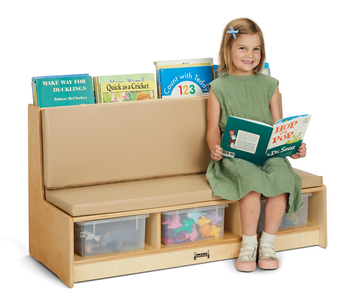 Jonti-Craft® Literacy Couch - Wheat