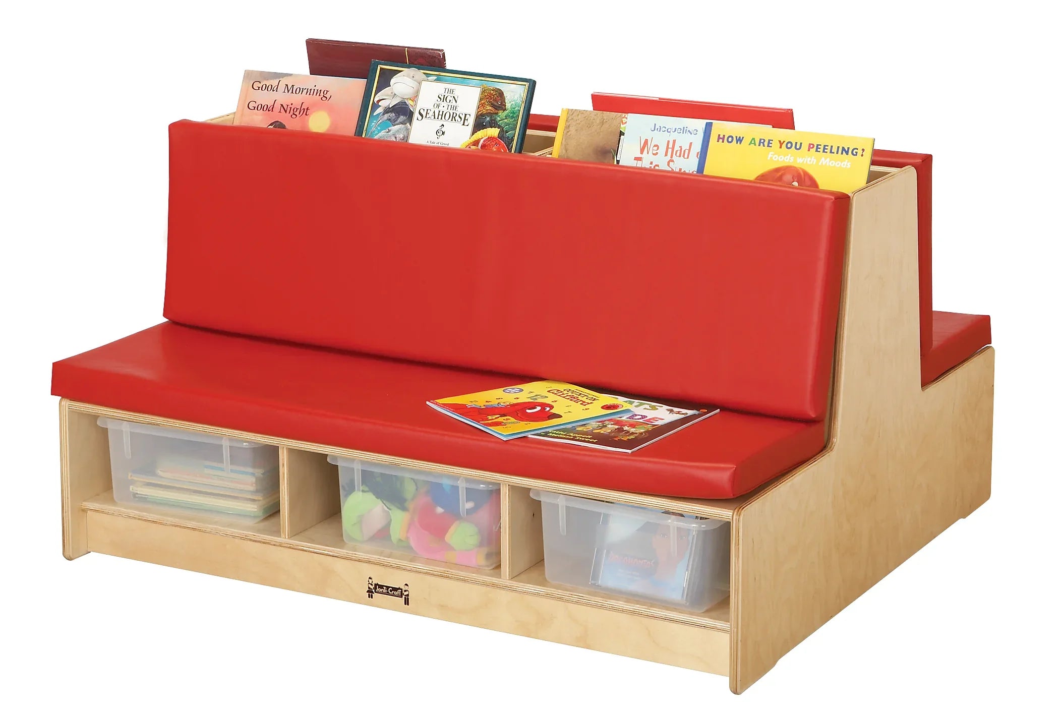 Jonti-Craft® Read-a-Round Couch - Red