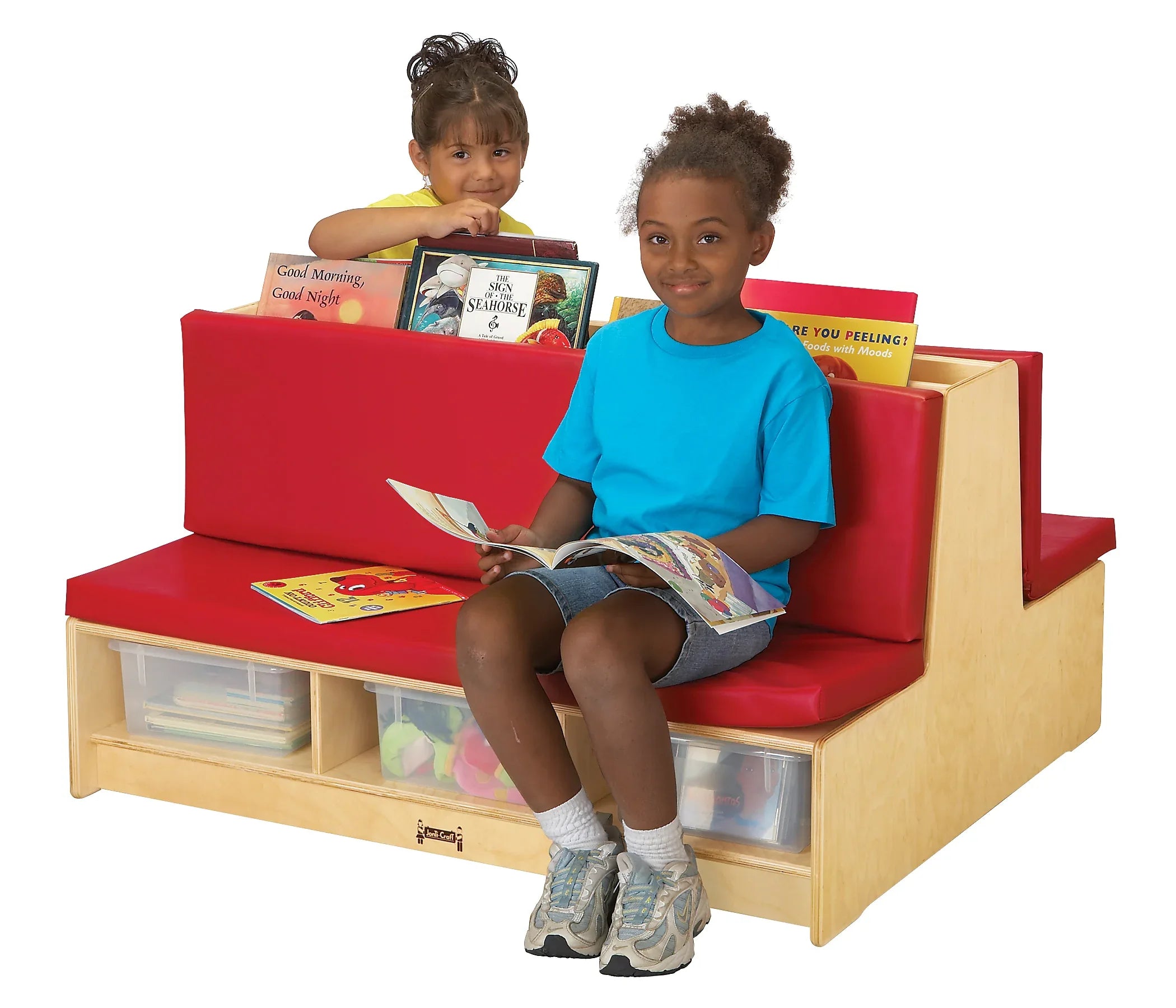 Jonti-Craft® Read-a-Round Couch - Red