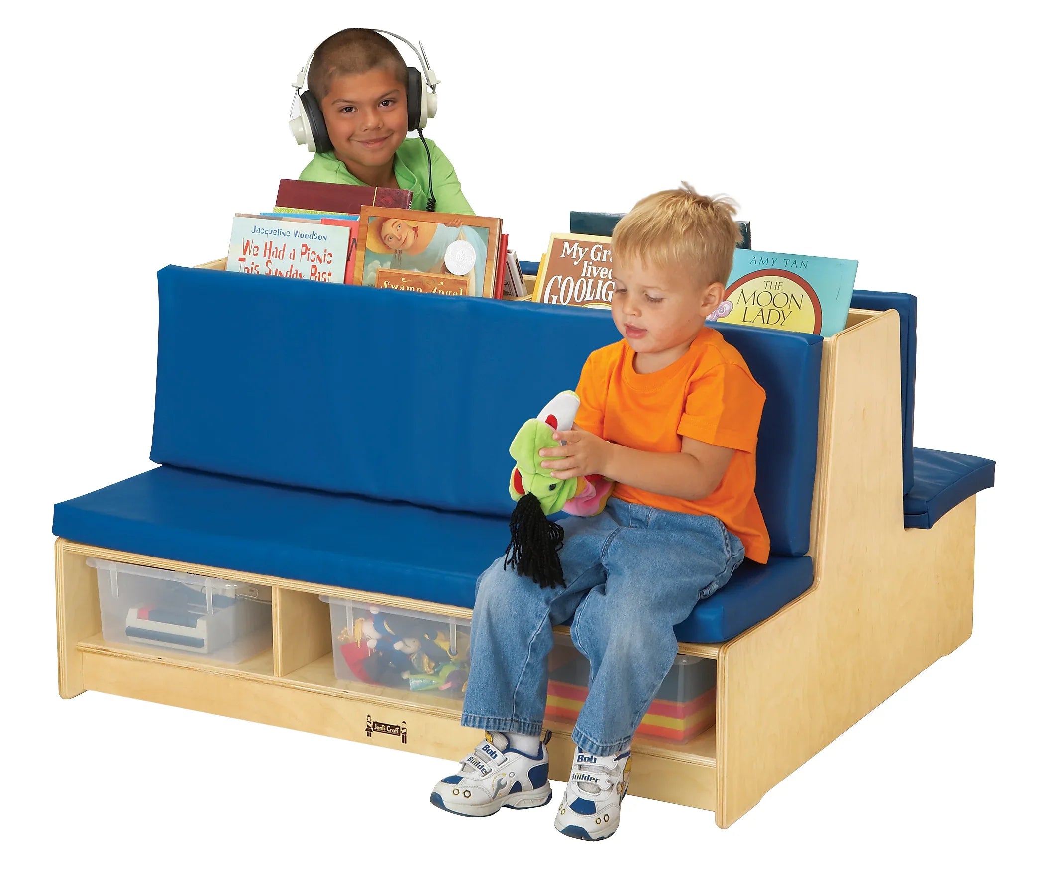 Jonti-Craft® Read-a-Round Couch - Blue