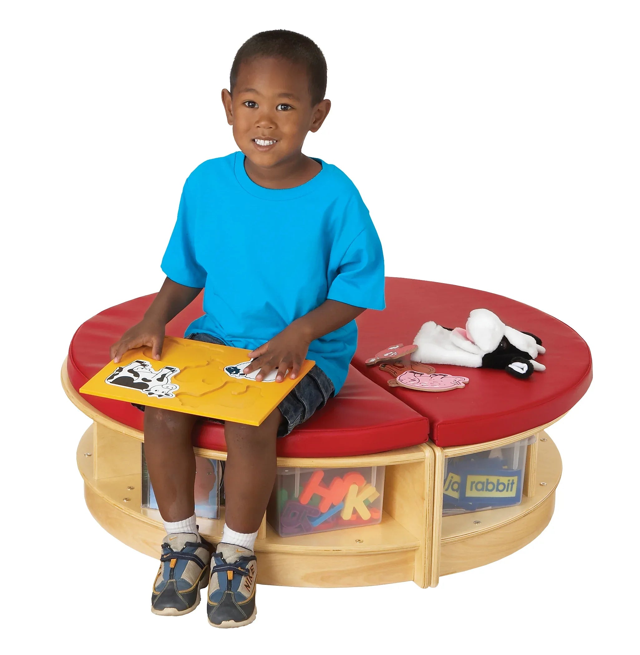 Jonti-Craft® Read-a-Round 3 Piece Set - Red