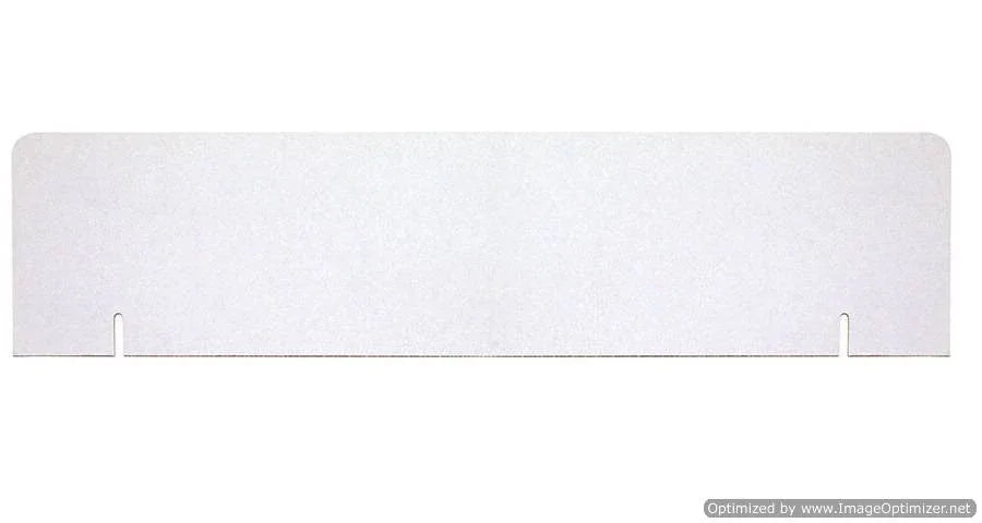 Presentation Board Header, White 36" X 9.5"