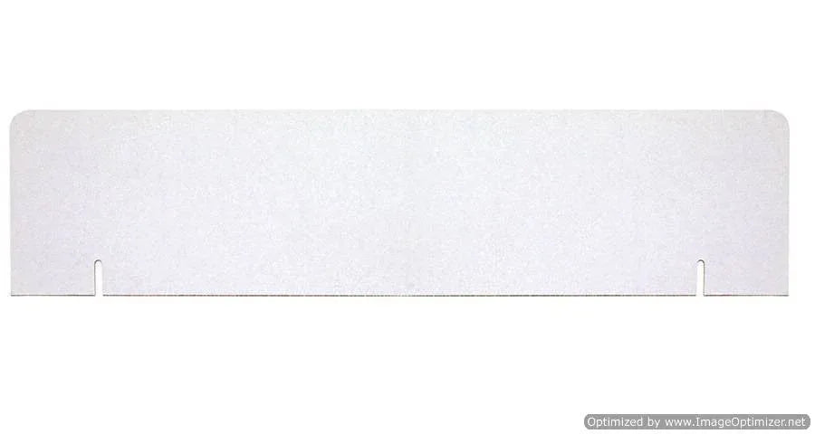 Presentation Board Header, White 36" X 9.5"