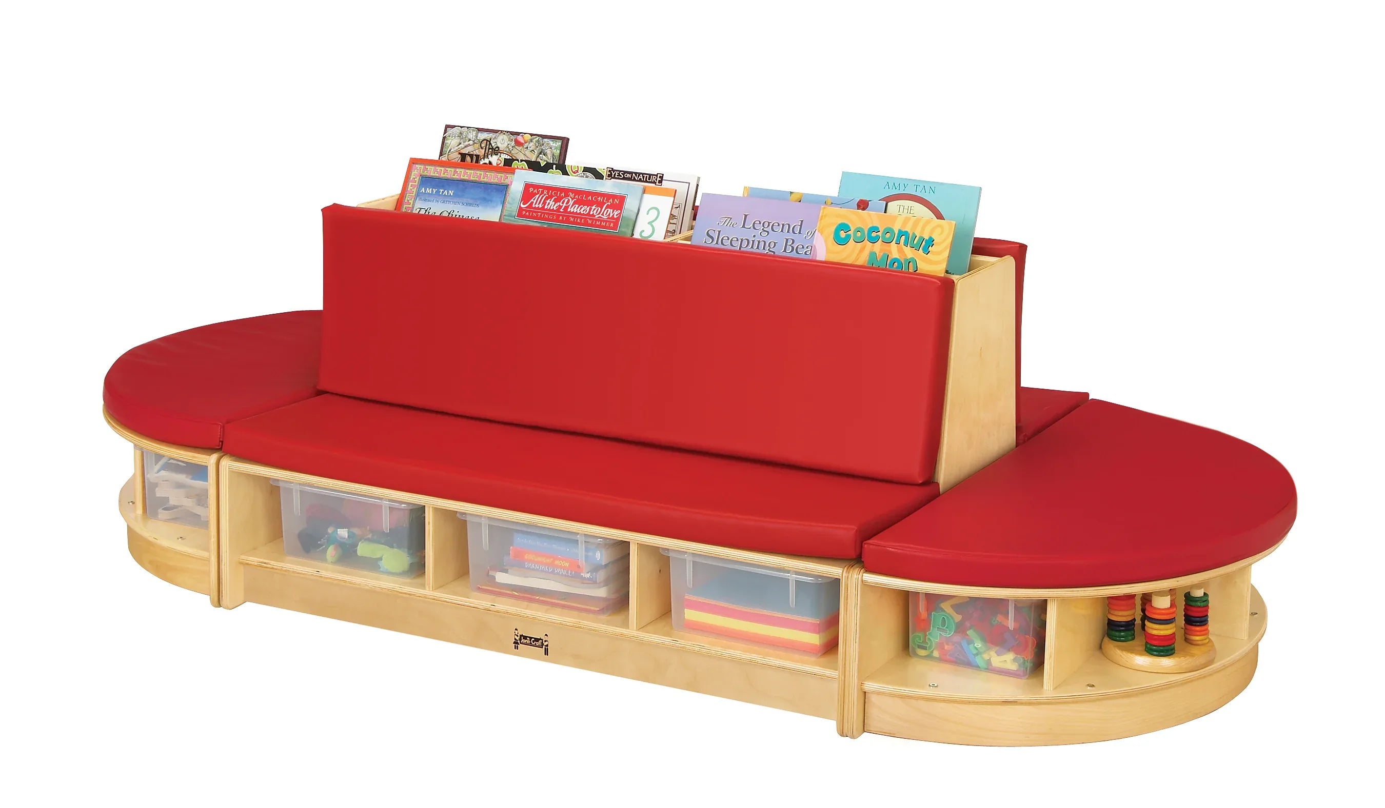 Jonti-Craft® Read-a-Round 3 Piece Set - Red