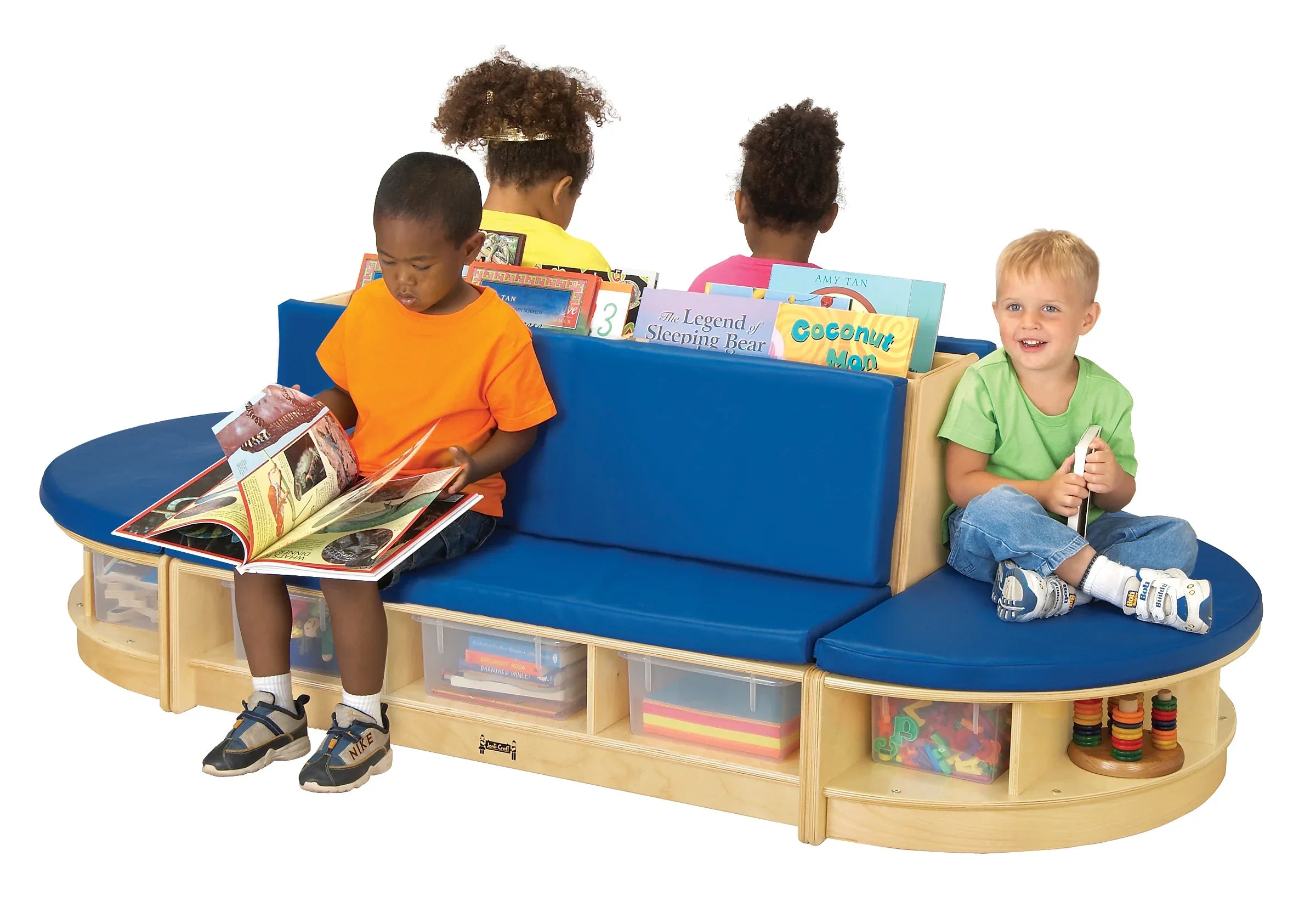 Jonti-Craft® Read-a-Round Couch - Blue