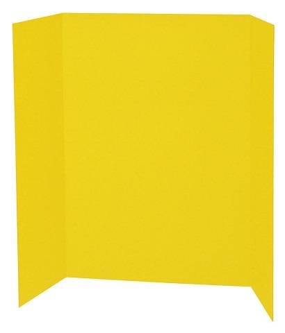 Pacon Spotlight Single Walled Yellow Corrugated Presentation Board 36" x 48"