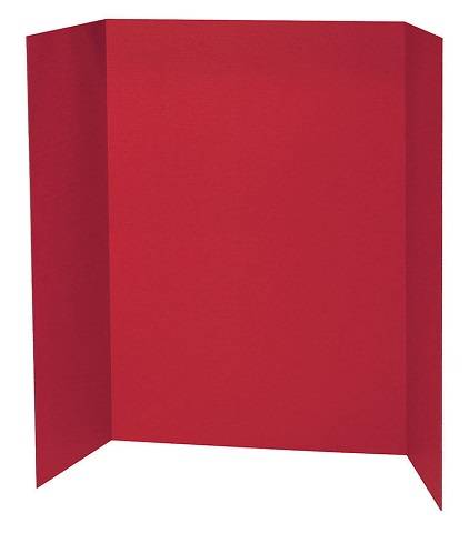 Presentation Board 36" X 48" - Red