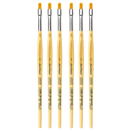 JUNIOR Synthetics Student Brush, Synthetic, Tempera, Round, Series 304, Size 4, Pack of 6