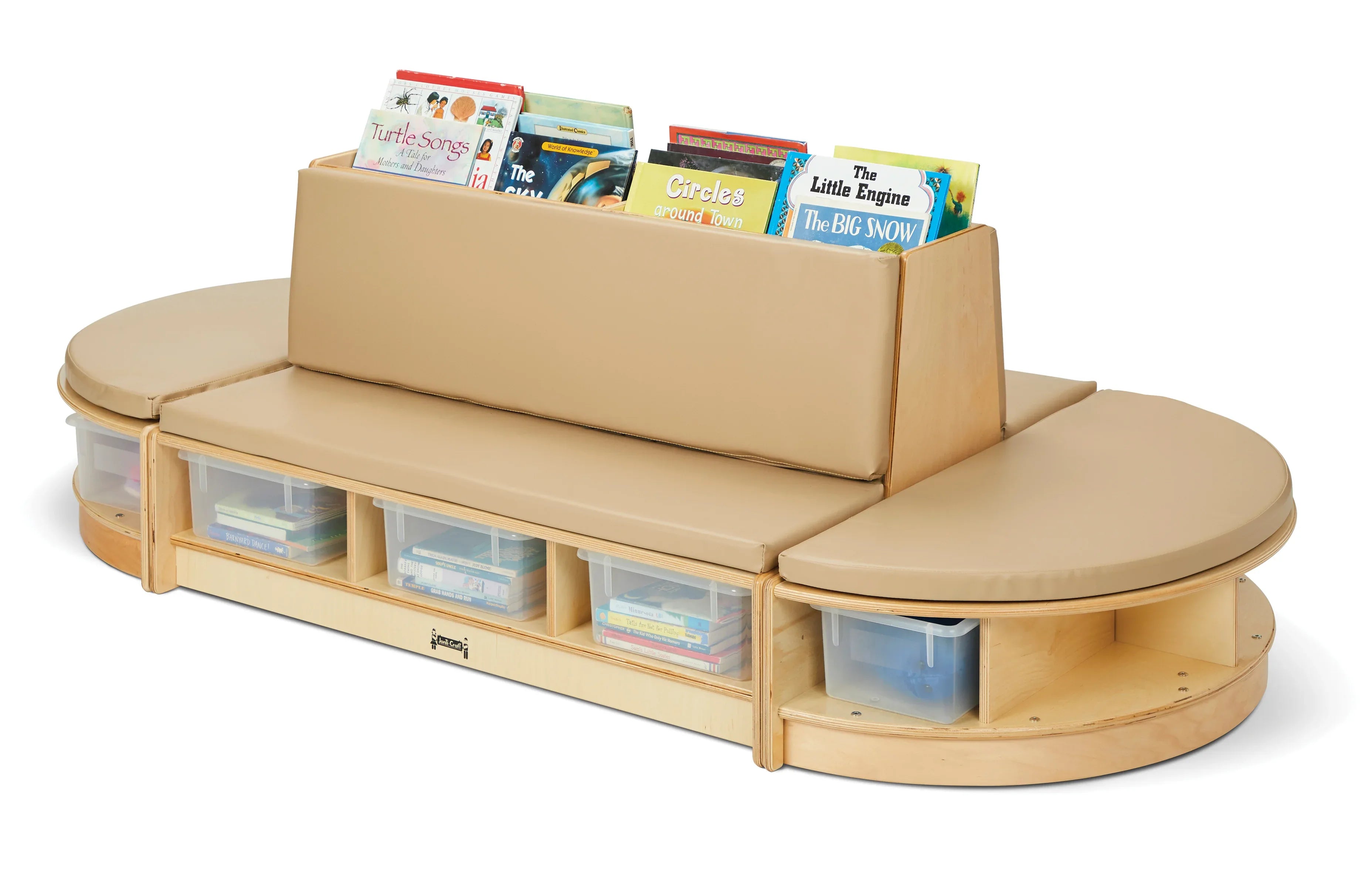 Jonti-Craft® Read-a-Round Semi - Wheat