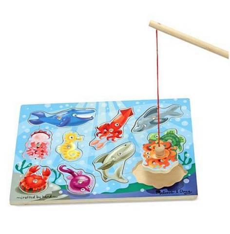 Melissa & Doug Fishing Magnetic Wooden Puzzle Game, item 3778
