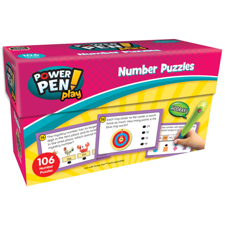 Power Pen&reg; Play: Number Puzzles, Grade 2-3