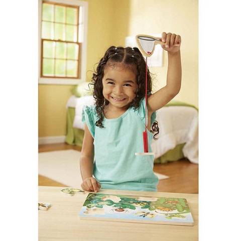 Melissa & Doug Bug Catching Magnetic Wooden Puzzle Game, item 3779