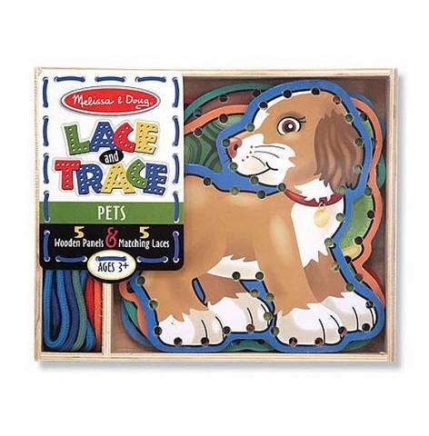 Melissa & Doug Lace & Trace Pets Wooden Panels, item 3782