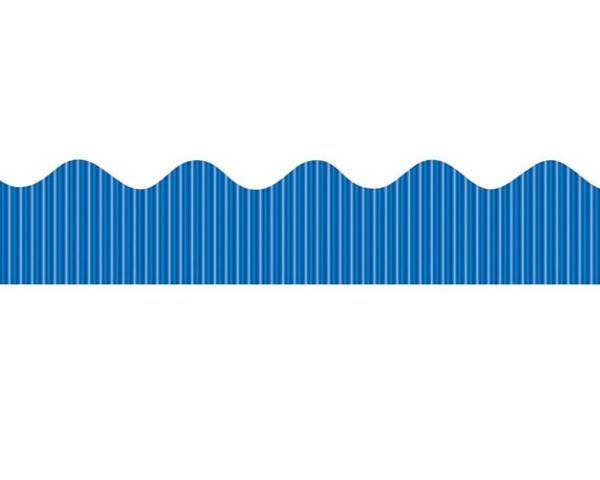 BORDETTE DECORATIVE BORDER 2.25" X 25', METALLIC BLUE