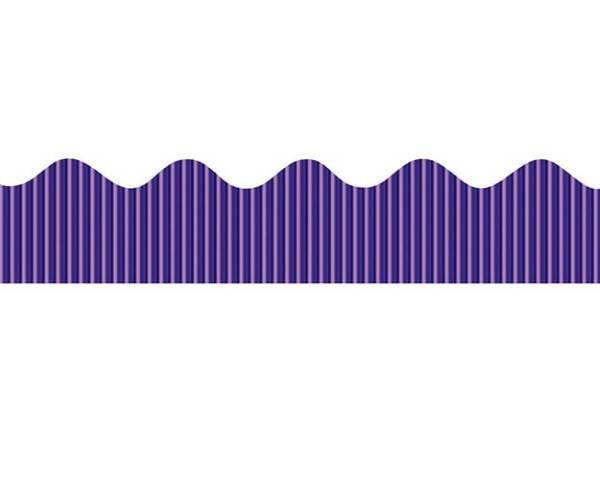 BORDETTE DECORATIVE BORDER 2.25" X 25', METALLIC PURPLE