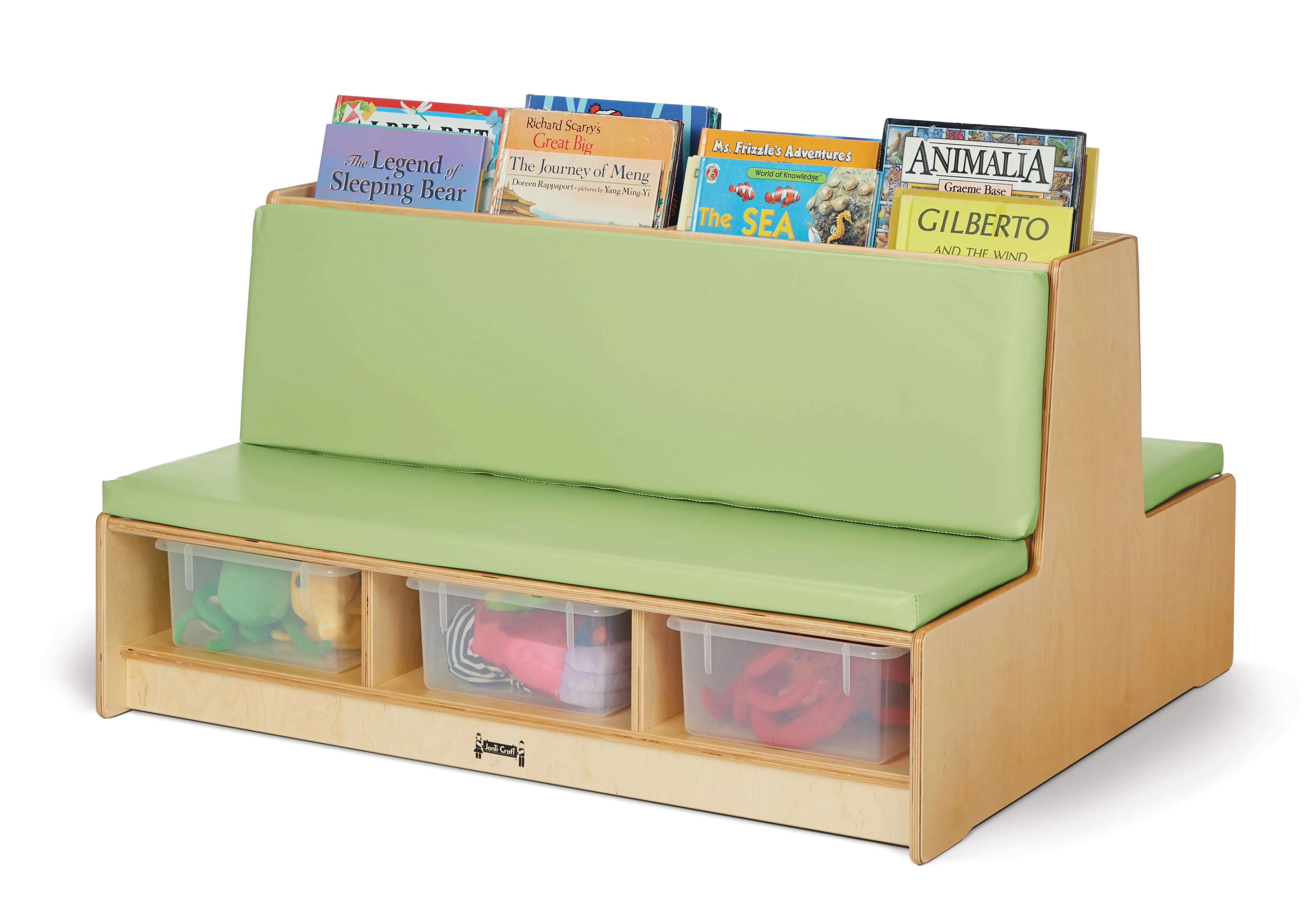 Jonti-Craft® Read-a-Round Couch - Key Lime