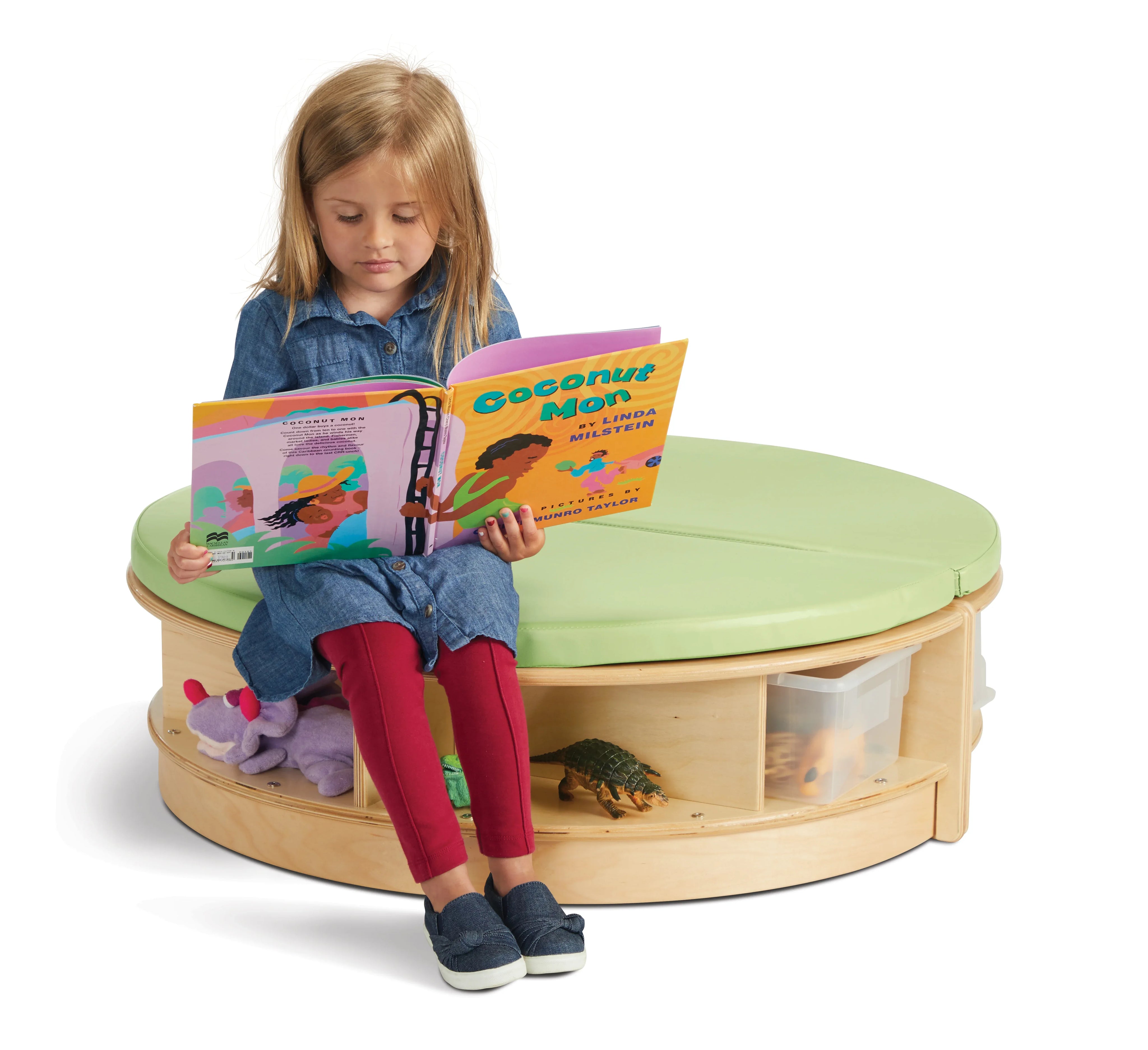 Jonti-Craft® Read-a-Round Island - Key Lime