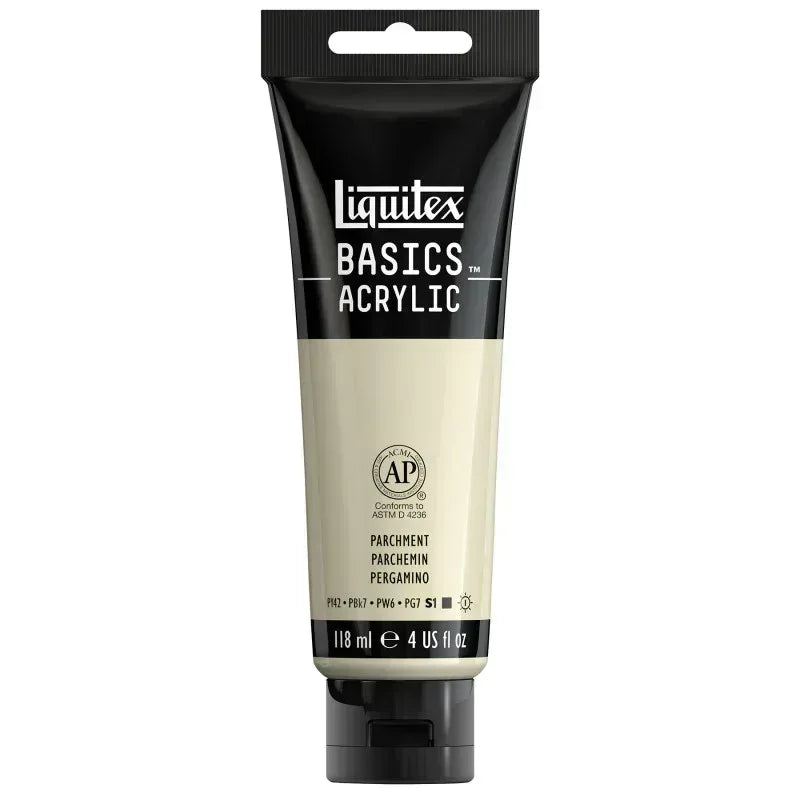 BASICS Acrylic Paint, 118 mL Tube, Parchment
