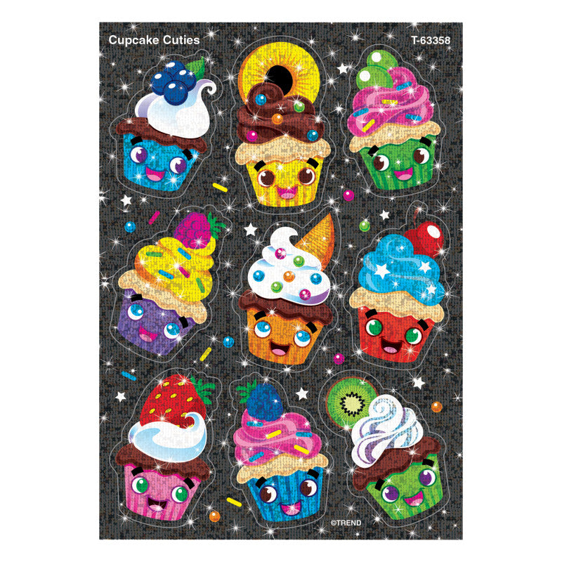Cupcake Cuties Sparkle Stickers&reg;, 18 Count