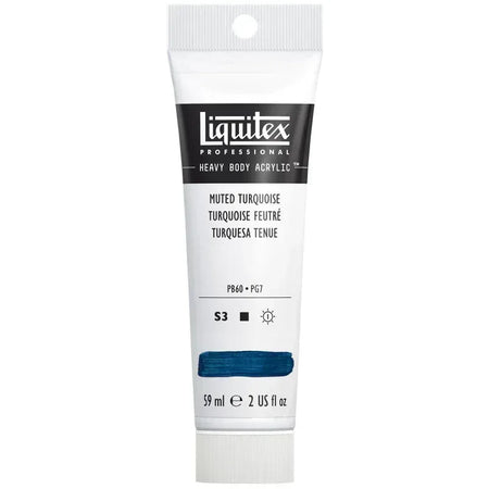 Professional Heavy Body Acrylic Paint, 59 mL Tube, Muted Turquoise